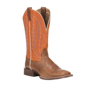 Ariat Men's Circuit Stride Tan with Firecracker Upper Western Square Toe Boots (AR0021718)