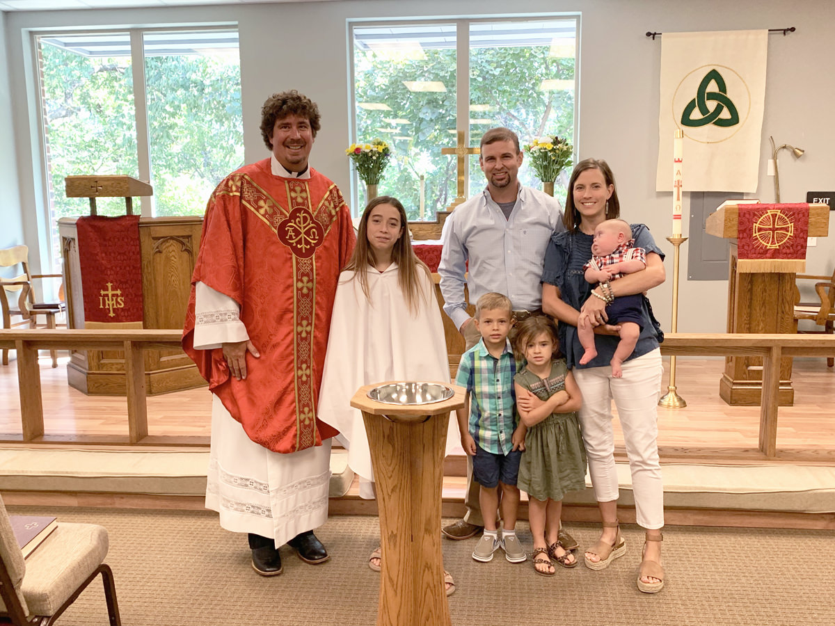 The Crabb Family With Their Pastor