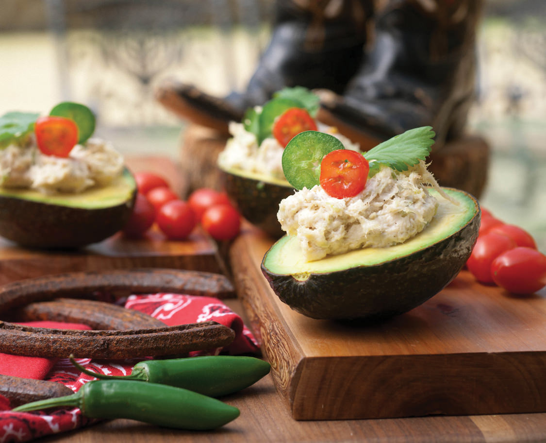 Avocado Chicken Salad from As The Spur Stirs