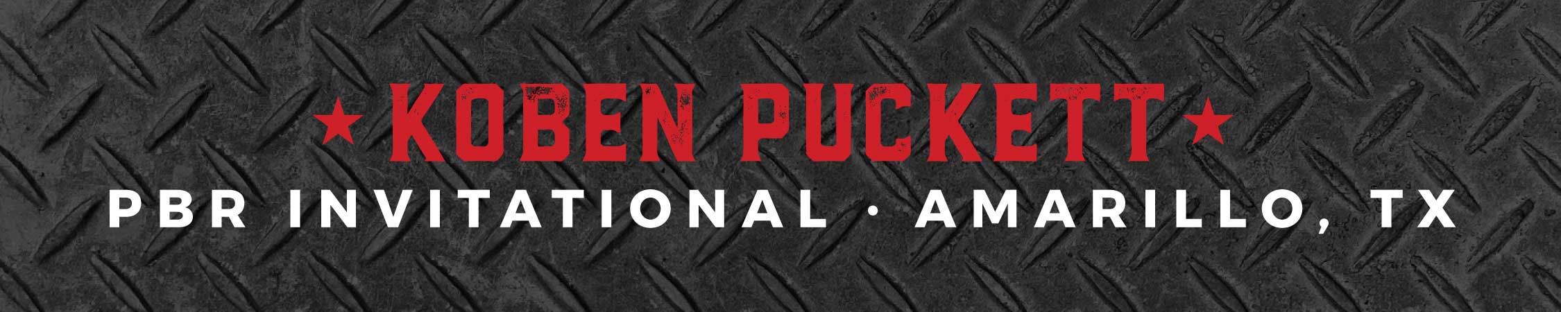 koben puckett pbr invitational banner