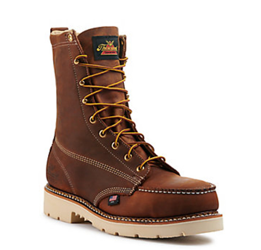 thorogood mens american heritage moc steel toe work boot