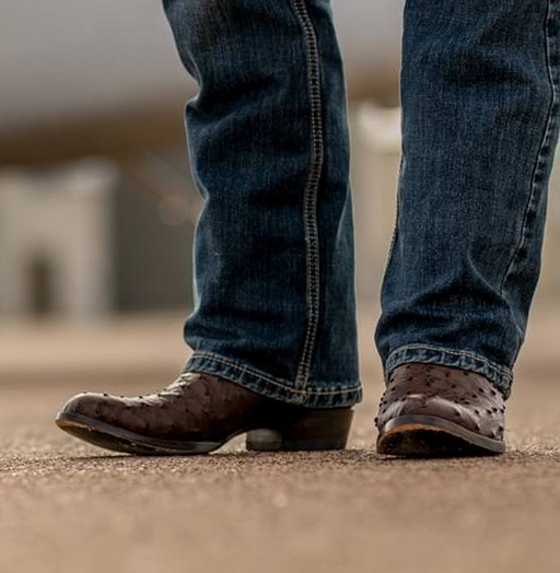 mens jean bottoms with boots