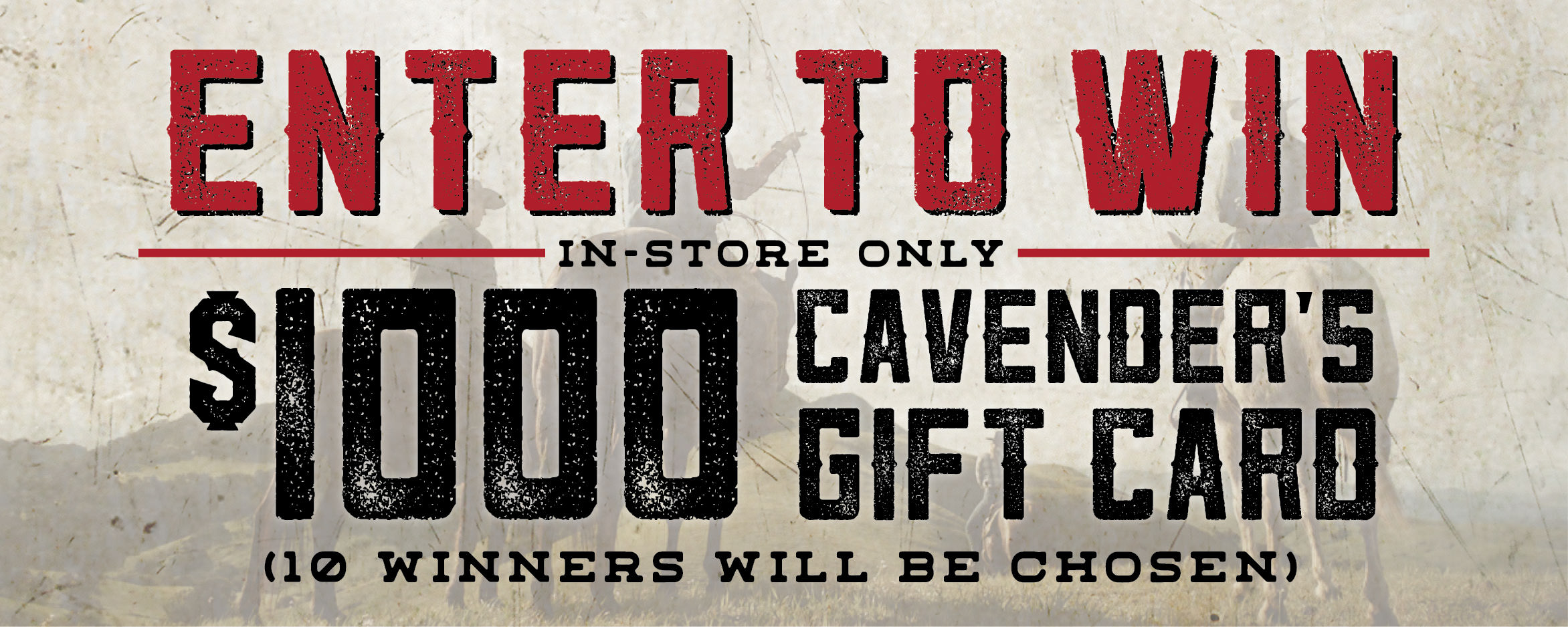 2022 Cavender&#8217;s Fall Gift Card Giveaway