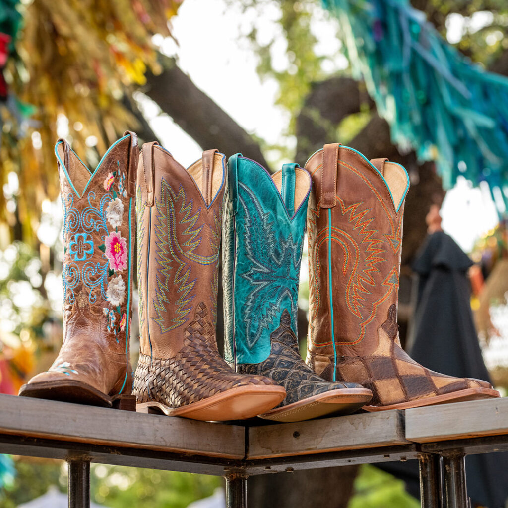 Turquoise Accented Boots