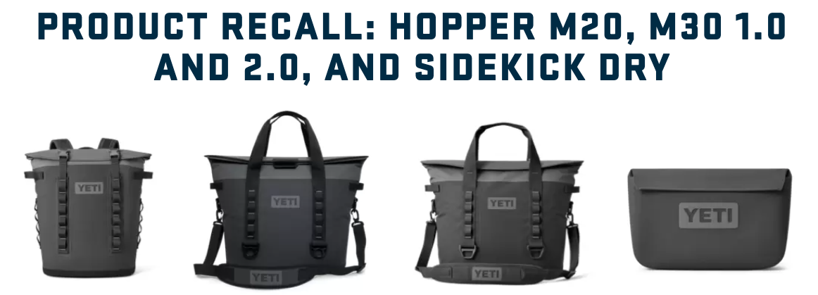 YETI Recalls Soft Coolers and Gear Case